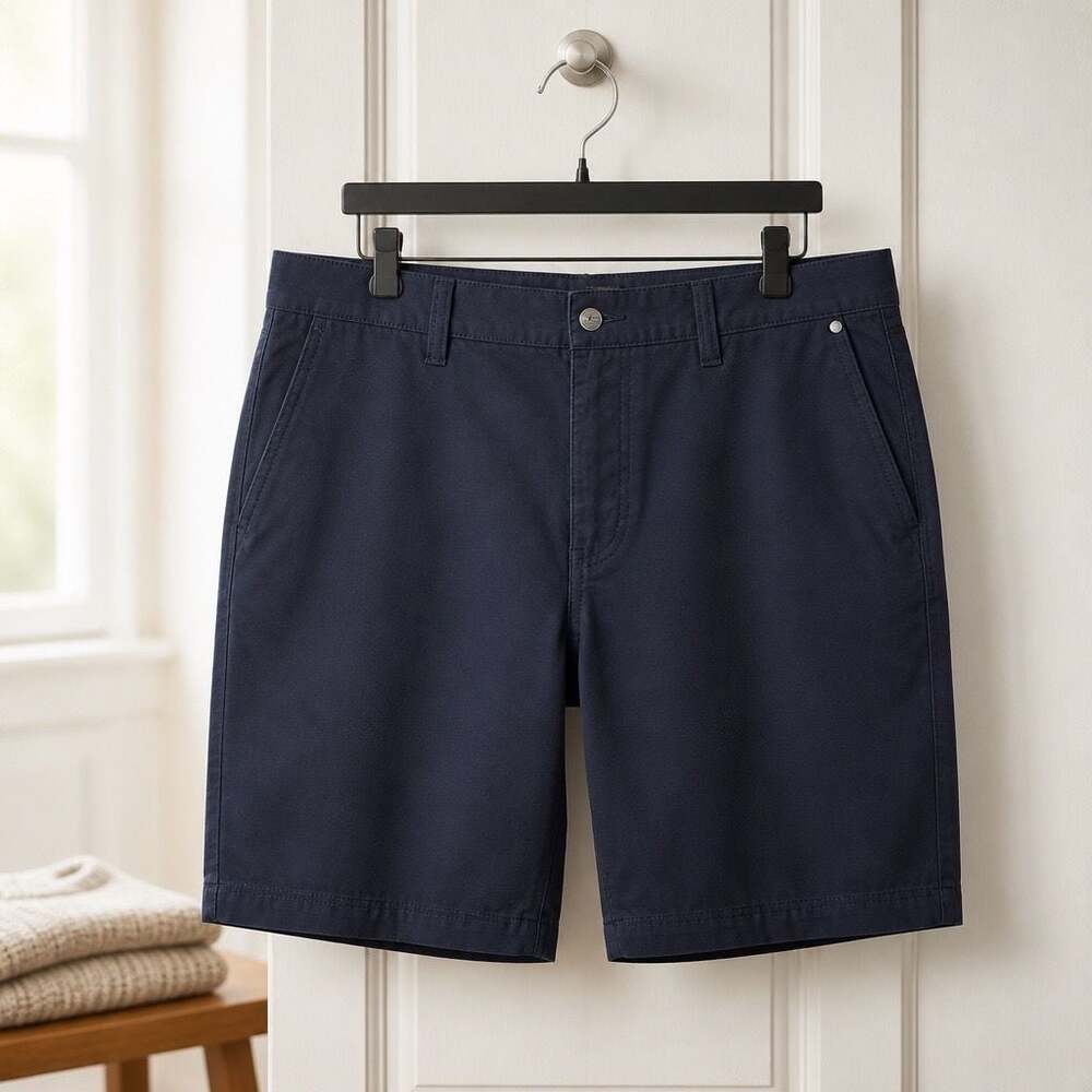 Columbia Sportswear Company Navy Cotton Blend Shorts Size 40 #431